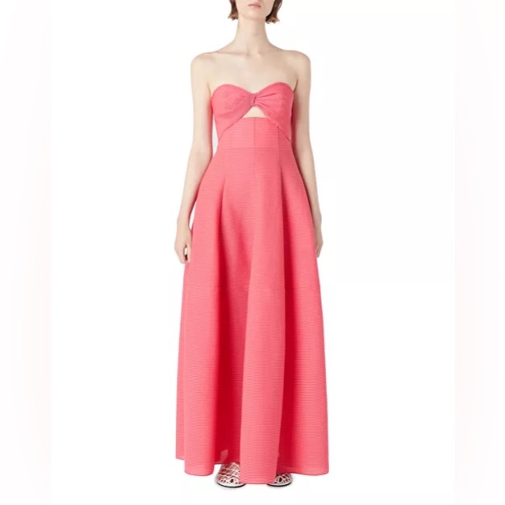Emporio Armani Strapless Cutout Maxi Dress (EU size 50)